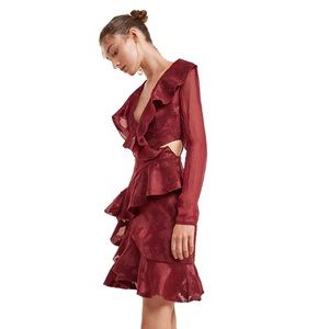 ♥️SOLD♥️C/MEO COLLECTIVE EMBER LONG SLEEVE DRESS